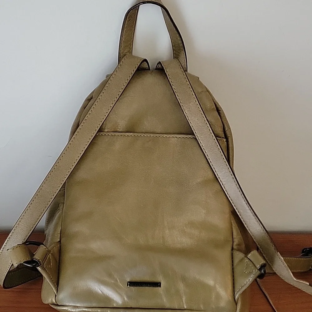 Rebecca Minkoff Olive Leather Julian Backpack  Bin4